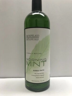 Archipelago Botanicals Morning Mint Bubble Bath 32,5 oz/961 ml, descontinuado! - Imagem 1 de 4