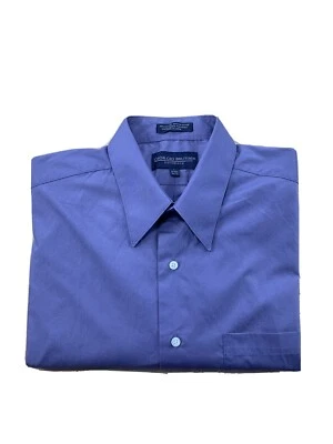 Camisa masculina Giorgio Brutini manga longa com botões, tamanho grande 16-16.5 32/43 pura - Imagem 1 de 4