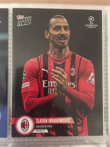 Topps Now UCL 2023 n. 125 - Ibrahimovic Zlatan - An Icon Retires - Milan - Picture 1 of 1