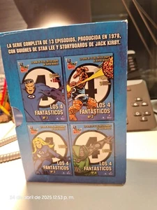 Fantastic Four Serie Animación 1978 4 DVDs Nuevos Cuatro Fantasticos - Imagen 1 de 3