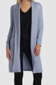 $98 ISAAC MIZRAHI Women Blue Women's Cardigan Sweater Size S - Picture 1 of 2