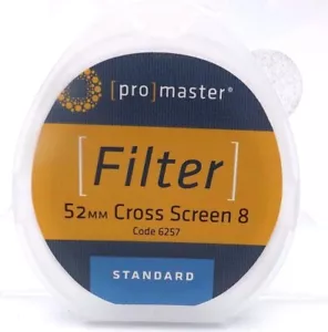 Promaster 52MM Cross Screen 8 Filter #6257 - Picture 1 of 2