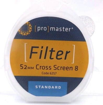 Promaster 52MM Cross Screen 8 Filter #6257 - Image 1 of 2