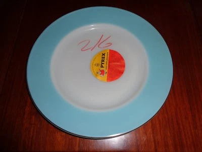Pyrex Dinner Plate Circa 1950's Still With Original Label OPAL WEARDALE - Image 1 of 3