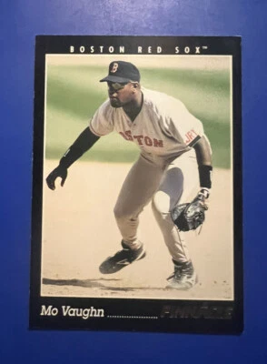 1993 Pinnacle Mo Vaughn Boston Red Sox #189 3B - Image 1 of 2