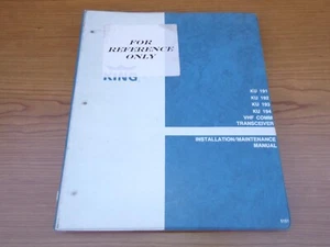 King KU 191-194 VHF Comm Receiver Maintenance Overhaul Manual - Bild 1 von 4