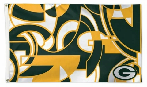 Green Bay Packers WC XFIT Logo Premium 3x5 Flag Outdoor House Banner Football Cover