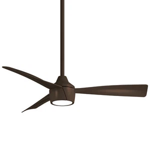 Minka Aire Skinnie LED 44" Outdoor Ceiling Fan With Remote, Oil Rubbed Bronze - Picture 1 of 1