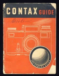 1943 Contax Guide Cameras Super-Nettel Nettax Contraflex Photography Photos Pix - Picture 1 of 1