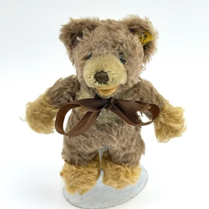 Steiff Teddy PAF 5 | 20cm Mohair Bär | Knopf im Ohr & Etikett | VTG Sammler RAR - Picture 1 of 15