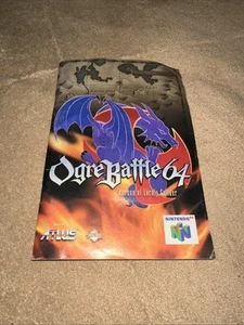 *MANUAL ONLY * Ogre Battle 64 - Nintendo 64 - Authentic Manual - Picture 1 of 11