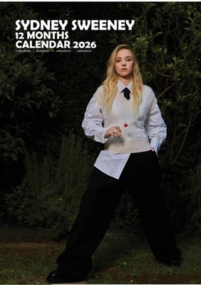 ENIGMATIC Sydney Sweeney 2026 Calendars (A3)