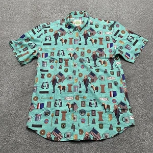 Parks and Recreation Shirt Mens Large Leslie Knope JJ's Diner Pattern RSVLTS - Picture 1 of 11