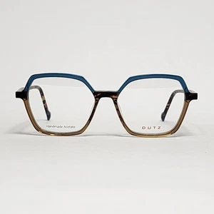 DUTZ DZ2300 Damen Geometrische Unikat Brille in Kristall Aqua/Braun Multi | 53 mm - Bild 1 von 12