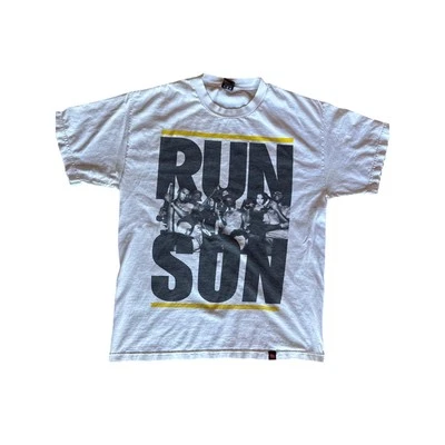 Camiseta vintage Run Son IMKING EE. UU. Hecha en L blanca Foto 1 de 4