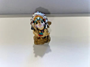 Wee Forest Folk M 107a  Chief Geronimouse  1983 Retired  - Picture 1 of 5