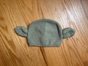 EUC Baby Gap x Star Wars Hat Beanie Garter Knit Baby Yoda 6-12m - Picture 1 of 1