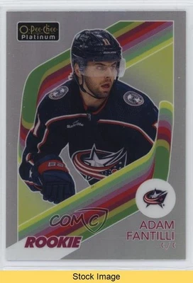 2023-24 O-Pee-Chee Platinum Retro Rookies Rainbow Adam Fantilli Rookie RC READ - Image 1 of 3