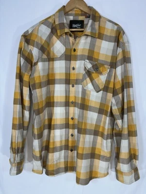 Howler Brothers Harkers Flannel XL Wheatfield Hiking Outdoors Gorpcore Cabincore - Image 1 of 4