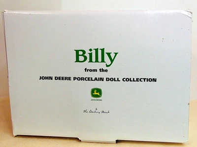 Danbury Mint  John Deere "Billy" Porcelain Doll + Tractor Collection New In Box - Image 1 of 4