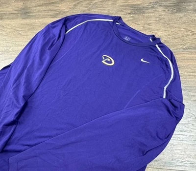 Vintage Team Nike Arizona Diamondbacks Sweatshirt Mens 3XL Purple MLB Baseball - Image 1 of 4