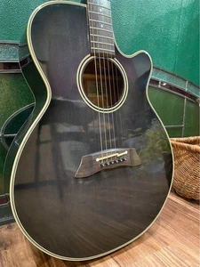 Takamine PT106 Acoustic Electric Guitar with Hard Case Made in Japan Used - Picture 1 of 20