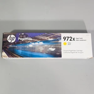 HP 972x PageWide Pro Tintenpatrone Gelb mit hoher Kapazität Ablaufdatum 2025 452 477 552 577 - Bild 1 von 13