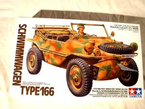 1/35 Tamiya Schwimmwagen TYPE 166 w/ Driver # 35224 - Picture 1 of 6