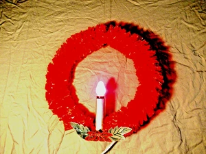 Vintage Weihnachtskranz - Bild 1 von 5