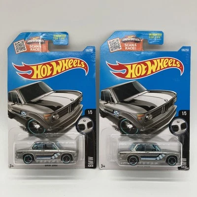 Hot Wheels BMW 2002 #186 Walmart Exclusive Zamac (lot Of 2) - Image 1 of 3