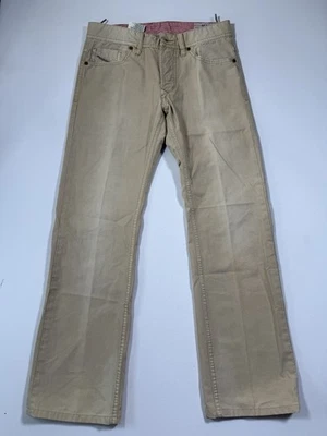 Pantalones Diesel Para Hombre 28x28 Beige Chino Viker-A Regular Algodón Recto 5 Bolsillos Foto 1 de 4