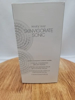 Mary Kay Skinvigorate Sonic 2 упаковки щетка для чистки лица сменные головки НОВЫЕ - Изображение 1 из 4