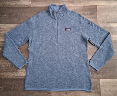 Patagonia Better Sweater 1/4 Zip Pullover Current Blue Womans Size XL NWOT - Image 1 of 4