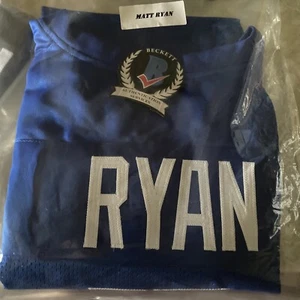 Matt Ryan Custom Jersey Autograhed & Beckett Certified. Blue & white - Picture 1 of 4