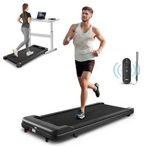 Electric Treadmill Under Desk Walking Pad w/ Remote Control For Home Office - Picture 1 of 9