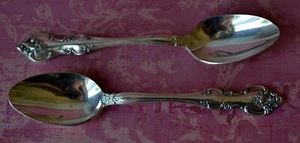 Set of 2 COFFEE SPOONS - VTG Silver Plated 1847 Rogers Bros Flatware ORLEANS - Picture 1 of 7