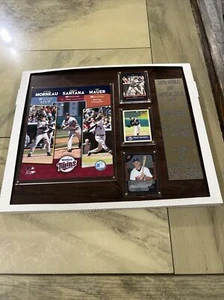2006 Minnesota Twins Award Winners Plaque Justin Morneau,Johan Santana,Joe Mauer - Picture 1 of 4