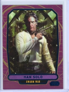 2013 Topps STAR WARS Galactic Files 2 HAN SOLO Blue Foil Parallel #321/350 - Picture 1 of 2