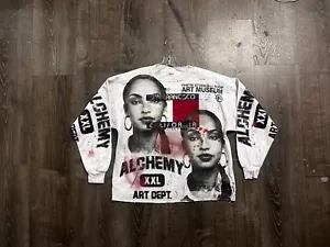 Sade Art Dept California unisex custom made screen print gray/black sweatshirt - Picture 1 of 7