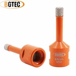 2pcs 8mm Diamond Drilling Bits Hole Saw Marble Porcelain Ceramic Angle Grinder - Picture 1 of 9