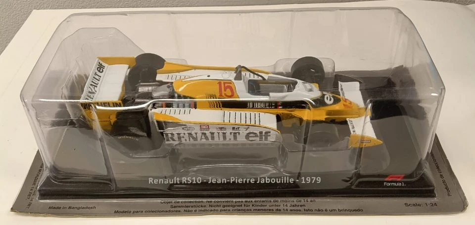 LE GRANDI F1 - RENAULT RS 10 Juan Pierre Jabouille 1979 1/24 - Immagine 1 di 1
