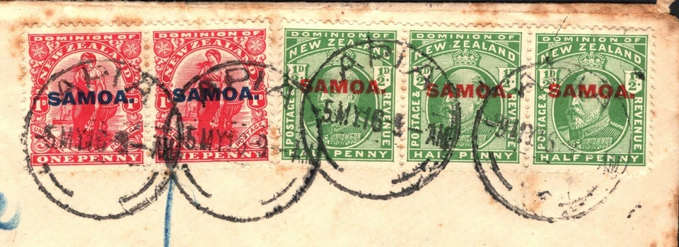 SAMOA WW1 Cover *Censor 2* 1916 NZ Overprints Sydney NSW {samwells-covers}W422a - Image 1 of 4