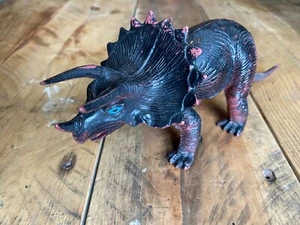 Vintage Dinosaur Figure - Triceratops - 25cm - 1987 - Made in China - Picture 1 of 9