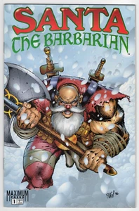 Santa the Barbarian #1 (Maximum Press, 1996) VF/NM Christmas Comic - Bild 1 von 2
