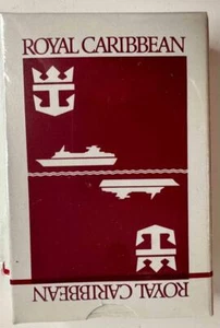 Royal Caribbean Cruise Lines Red Burgundy Playing Cards SEALED Brand New - Picture 1 of 1