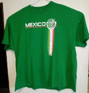 Simply For Sports Mexico Soccer Shirt 2XL Green Distress Logo C22 - Picture 1 of 12