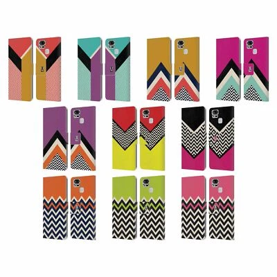 HEAD CASE BLOQUE CHEVRON CUERO LIBRO ESTUCHE Y FONDO DE PANTALLA PARA TELÉFONOS ASUS ZENFONE Foto 1 de 4