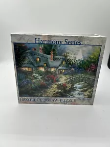 Country Cottage 1000 Piece Jigsaw Puzzle Harmony Series 2008 Boehme Sealed - Picture 1 of 8