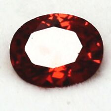 6.15 Ct Natural Zircon Red Blood Oval Cut Certified Size 10.86X8.85X5.16 MM
