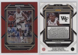 2023-24 Panini Prizm Draft Picks Red Prizm /299 Chris Paul #71